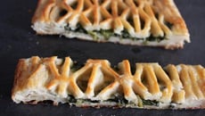 Tourte aux épinards et crème au fromage