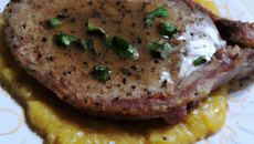 Côtelette à la moutarde