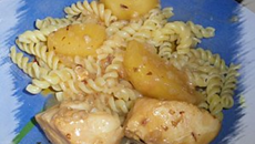 Poulet savoureux au bon goût de pommes! 