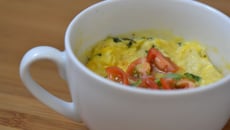 Mugcake quiche