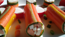 Légumes farcis au surimi