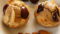 Bouchées moelleuses amande-cerise