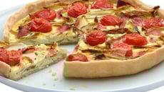 Quiche aux chicons, jambon et Philadelphia