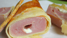 Feuilleté au reblochon et jambon