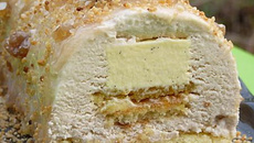 Bûche marrons, bûche marrons, vanille, orange