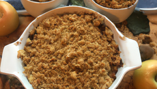 Crumble pommes noisettes