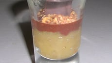 Verrine choco banane