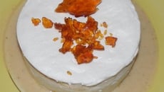 Îles flottante à la rose, éclats de caramel