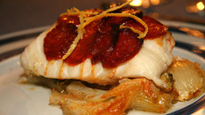 Dos de cabillaud en écailles de chorizp