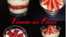Tiramisu Fraise