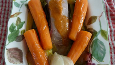 Langue de veau, sauce piquante