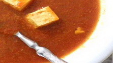 Soupe de tomates rôties