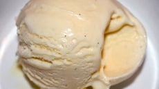 Crème glacée vanille à la sorbetière