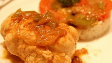 Escalope de poulet farcie au fromage fondant