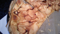 Tarte au pommes sucrées