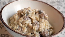 Risotto vol-au-vent et vache-qui-rit