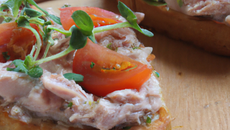 Tartines d'amour au thon