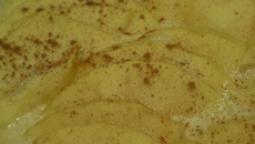 Tarte flambée pomme cannelle