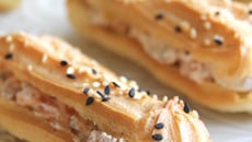 Eclairs au saumon de Norvège et à la ricotta