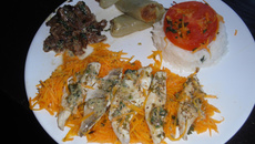 Filet de perche à la crème cuit au four