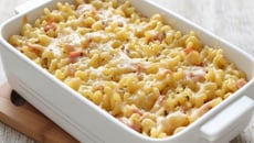 Gratin de coquillettes jambon & gruyère