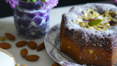 Cake mûres et amandes