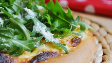 Pizza blanche à la roquette