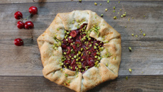 Tarte rustique express aux cerises