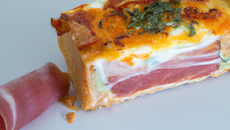Brick au jambon et roquefort