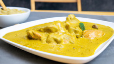Blanc de poulet sauce curry