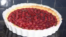 Tarte aux framboises facile
