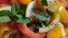 Salade de poivrons au citron