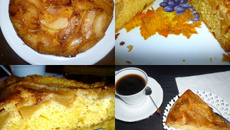 Gâteau aux pommes caramélisées traditionnel