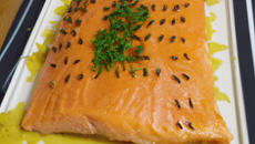 Dos de saumon en croûte