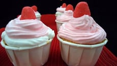 Cupcakes aux fraises tagada