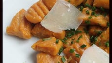 Gnocchis de potimarron aux copeaux de parmesan