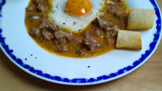 Ragoût à l'œuf pour petit budget