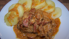 Veau et chorizo du chef