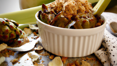 Crumble aux artichauts