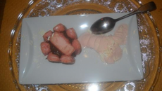 Charlotte au chocolat et Biscuits Roses de Reims