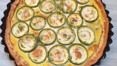 Tarte courgettes boursin