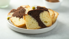 Gâteau marbré facile