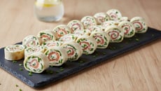 Roulés au saumon et à la ciboulette