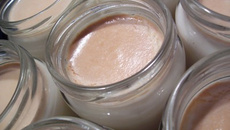 Yaourts au lait de chèvre et confiture de lait