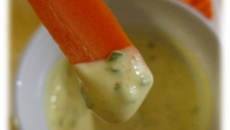Sauce à la ciboulette et curry
