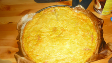 Quiche à base d'une brique de soupe