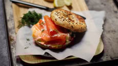 Bagel au saumon fumé