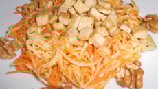 Salade de carottes, panais et tofu