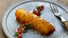 Ananas rôti à la grenade