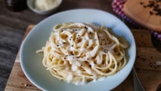 Spaghetti Cacio e Pepe authentiques
